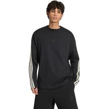 adidas Herren-Langarmshirt mit 3 Streifen, Schwarz, KF2427