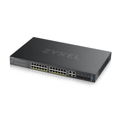 4. Zyxel GS2220-28HP Switch 28p PoE (PoE+: 24) 375W Managed Gigabit