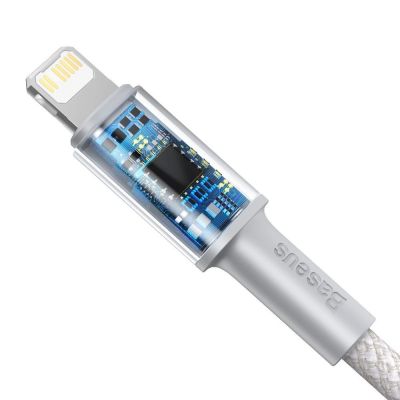 4. Baseus CATLGD-A02 Lightning – USB-C PD-Kabel 20 W 480 Mbit/s 2 m – Weiß
