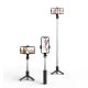 5. Tech-Protect L02S Bluetooth-Selfie-Stick mit Stativ bis 72 cm – Schwarz