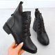 14. Jezzi W JEZ412C isolierte flache Stiefeletten, braun