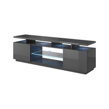 EVA-TV-Schrank 180x40x52 Graphit/Glanzgraphit