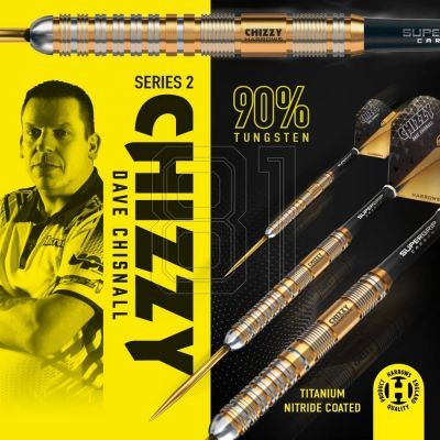 5. Harrows CHIZZY 2 Darts 90% Stahlspitze
