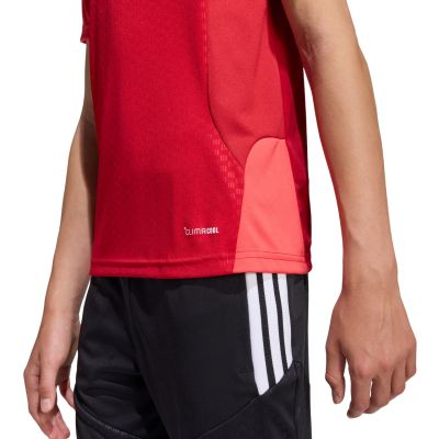 8. adidas Tiro 26 Wettkampf-Trainings-T-Shirt für Kinder, Rot KA7601