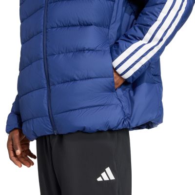 6. adidas Essentials CLIMAWARM 3-Streifen Jacke für Herren, Blau JX7771