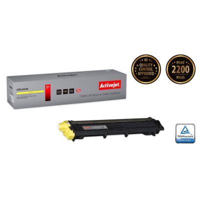 2. Activejet ATB-245YN Toner (ersetzt Brother TN-245Y; Supreme; 2200 Seiten; gelb)