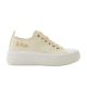 2. Lee Cooper Damenschuhe, sportliche Sneaker, beige Plateau, modisch