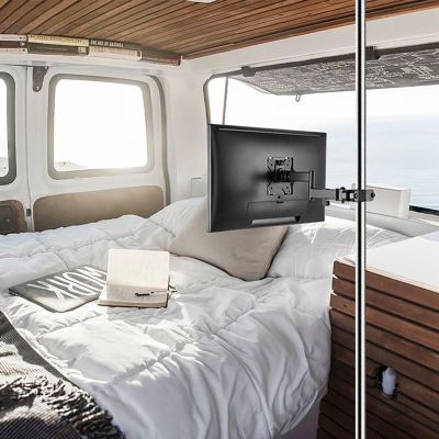 2. MACLEAN Monitorhalterung für Rohr/Pfosten 28-60 mm MC-984