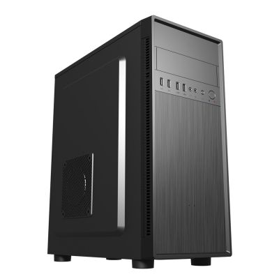 GEMBIRD FORNAX 160 MIDI-TOWER-CASE (2x USB 3.0, 2x USB 2.0, HD-Audio) SCHWARZ