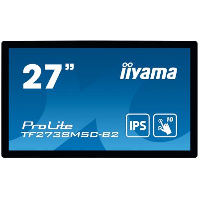 2. iiyama ProLite TF2738MSC-B2 Computermonitor 68,6 cm (27") 1920 x 1080 px Full HD LED-Touchscreen Mehrbenutzerfähig Schwarz