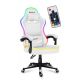 Huzaro Force 4.4 RGB Weißer Gaming-Stuhl
