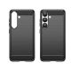 8. Carbon Case Flexibles Silikon für Samsung Galaxy M06 5G - Schwarz