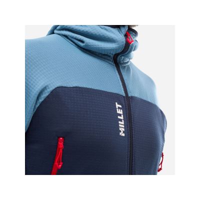 6. MILLET Fusion Grid Hoodie M blau