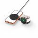2. Tech-Protect A55 2-in-1 MagSafe 25W Qi2.2 Kabelloses Ladegerät + USB-C / USB-C Kabel 100cm - Schwarz