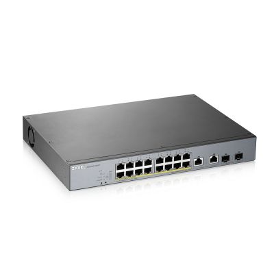 3. Zyxel GS1350-18HP Switch 18p PoE (PoE+: 16;) 250W Managed Gigabit