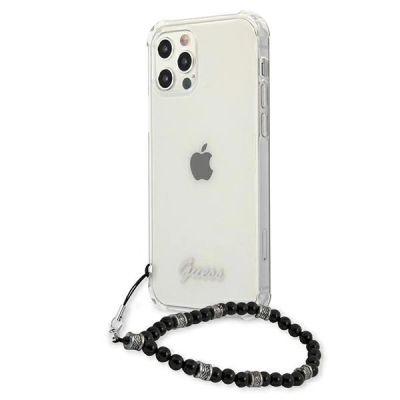 2. Guess GUHCP12MKPSBK iPhone 12/12 Pro 6.1" Transparente Hartschale Black Pearl