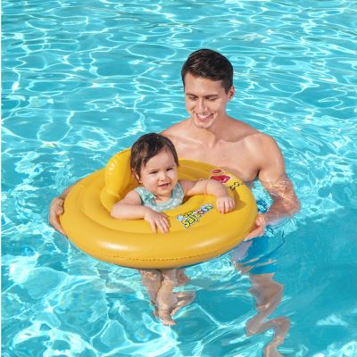 11. Bestway 32096 Swim Safe Wondersplash Rundes 3-Ring-Babyboot 92800497001