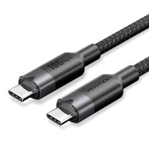 USB-C-zu-USB-C-Kabel Vention USB 3.2, 5 A, 10 Gbit/s, 1 m, Schwarz