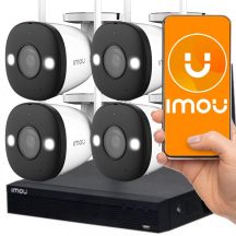 IMOU-Recorder + 4 Bullet 2 1080p 2MP Kameras