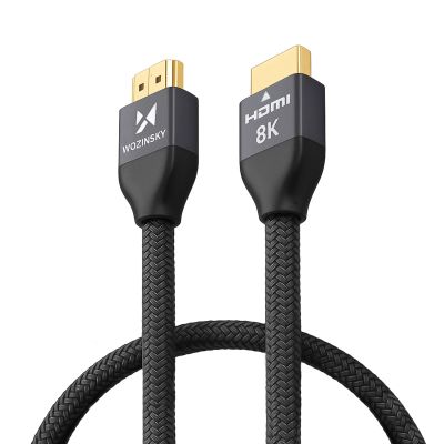Wozinsky HDMI 2.1 Kabel 8K 60 Hz 48 Gbps / 4K 120 Hz / 2K 144 Hz 1 m Silber (WHDMI-10)