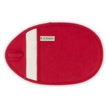 Le Creuset Topflappen/Ofenhandschuh, 1 Stück, rot, Baumwolle