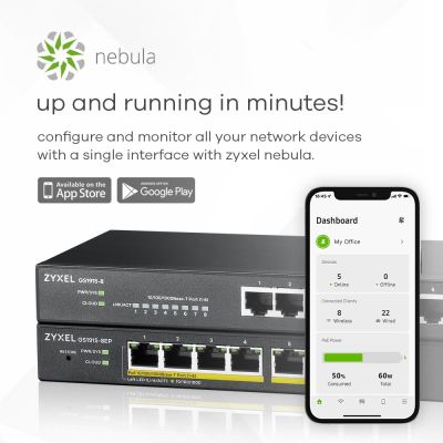 5. Zyxel GS1915-8 8p Managed Gigabit Switch