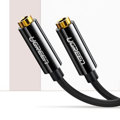 7. Ugreen Kabel 3,5 mm Kopfhörersplitter Miniklinke AUX 25cm schwarz (20816)