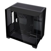Lian Li O11 Vision-M PC-Gehäuse, Micro-ATX, gehärtetes Glas – schwarz