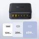 14. Baseus EnerFill FH21 120W Ladestation 4xUSB-C + 2xUSB-A - Schwarz