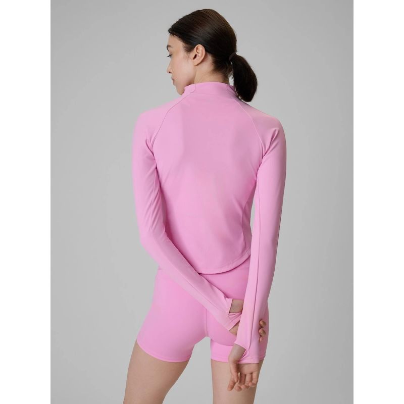 2. Damen-Trainings-Sweatshirt, schmal geschnitten, schnelltrocknend, Größe 4F 4FRSS26TFSWF0949-56S
