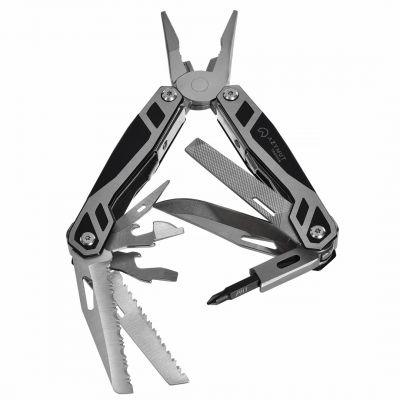 AZYMUT Trohon Multitool - 12 Werkzeuge + 8 Bits + Holster (H-P2010121)