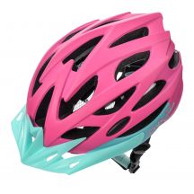 Meteor Ovlo M 16863 Fahrradhelm, 55-58 cm, rosa