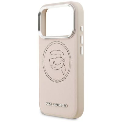 6. Karl Lagerfeld K Head Point Logo MagSafe Hülle für iPhone 17 Pro - Pink