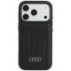 Audi MagSafe-Schutzhülle aus Kunstleder für iPhone 18 Pro / 17 Pro – Schwarz