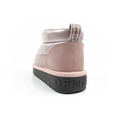 5. D.Franklin Damen Schneestiefel Winter Modische Isolierte Stiefeletten Roségold
