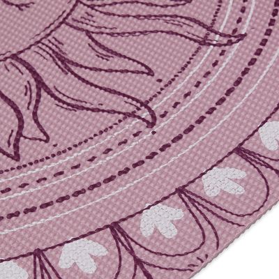 3. Gaiam Here & Now Dusty Rose Yogamatte 4 mm 65272