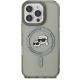 3. Karl Lagerfeld IML Metal Karl&Choupette Head MagSafe Hülle für iPhone 16 Pro - Schwarz