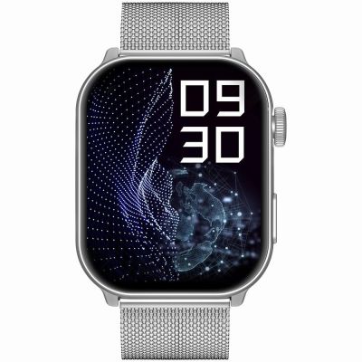 4. GRAVITY GT28-10 Damen-Smartwatch-Armband + Armband Weiß Silber