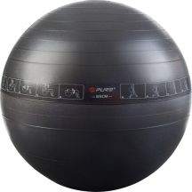 FITNESSBALL 65CM SCHWARZ PURE 2 IMPROVE