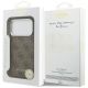 8. Guess 4G Classic Logo MagSafe Hülle für iPhone 17 Pro - Braun