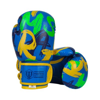 2. MASTERS RPU-VIBEZ Boxhandschuhe 10 oz BLAU