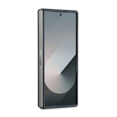 3. Guess Leder 4G Metall-Logo-Hülle für Samsung Galaxy Z Fold 6 – braun
