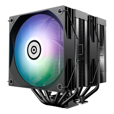 8. Enermax ETS-TD60D-ARGB Computer-Kühlsystem Prozessor-Luftkühler 12 cm Schwarz