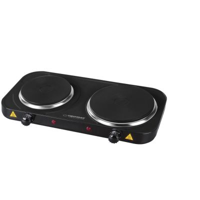 21. ESPERANZA Elektroherd Yellowstone 1500W + 1000W Schwarz EKH014K