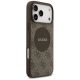 4. Guess 4G Circle Classic Logo MagSafe Hülle für iPhone 17 Pro Max - Braun