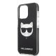 6. Karl Lagerfeld KLHCP13LTPECK iPhone 13 Pro / 13 6.1" Hardcase schwarz/schwarz Choupette Head