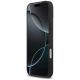 5. DKNY Hülle mit sich wiederholendem Texturmuster und Ton-in-Ton-Streifen für iPhone 17 Pro Max – Schwarz