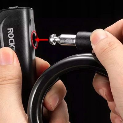 4. Rockbros RKS515-BK Fahrradschloss mit 1,1 m Schlüssel – Schwarz