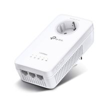TP-Link TL-WPA8631P Netzwerkadapter für Powerline 300 Mbit/s Kabelgebundenes LAN Wi-Fi Weiß 1 Stück.