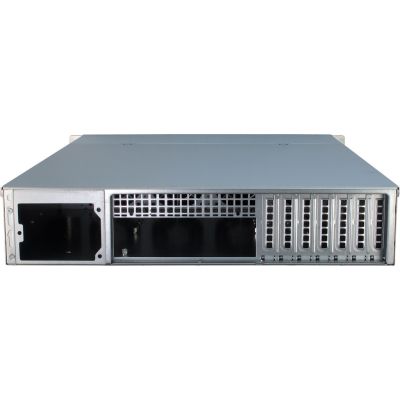 6. Inter-Tech IPC 2U-2408 Rack, Schwarz, Edelstahl